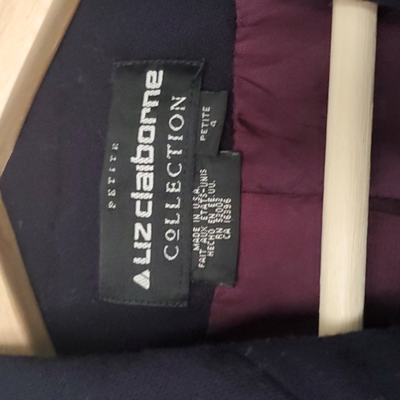 Liz Claiborne Navy Blue Blazer - Picture 4 of 4